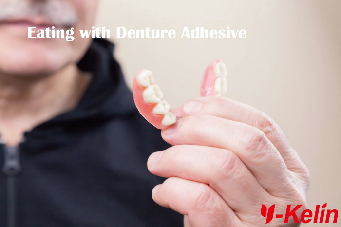 Eating with Denture Adhesive